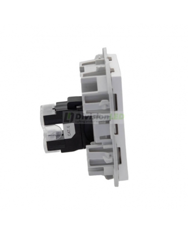 SIMON 20000187-090 Tapa RJ45 con conector blanco SIMON 270