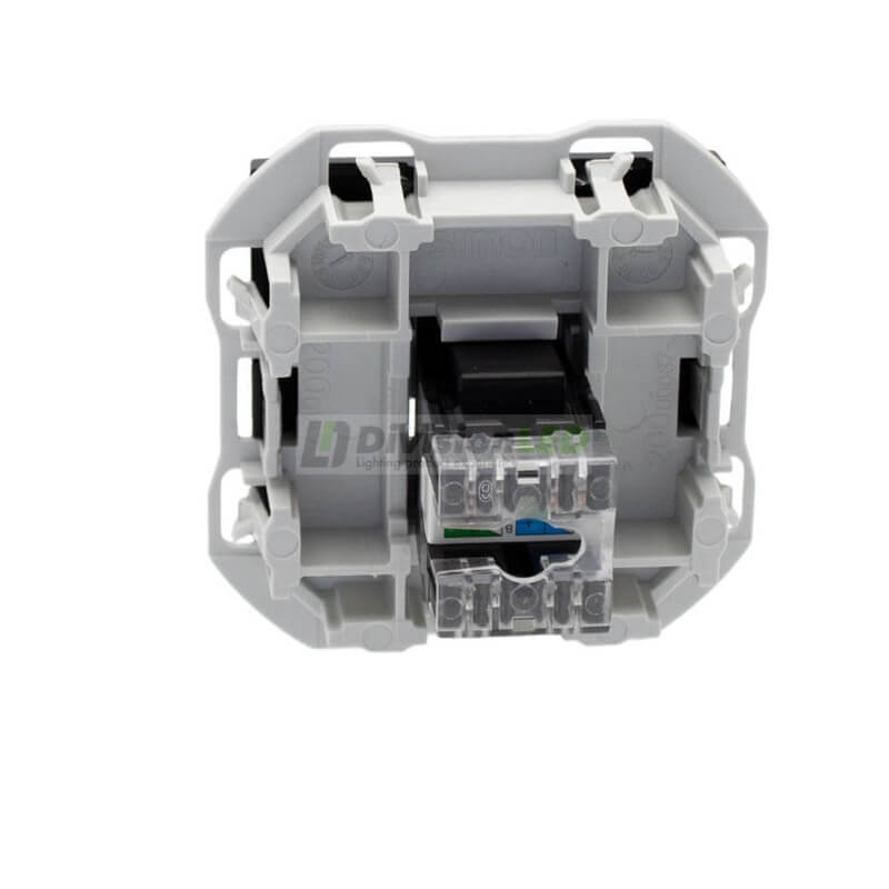 SIMON 20000187-098 Tapa RJ45 con conector negro mate SIMON 270