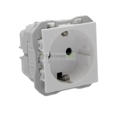 SIMON 20000472-090 Base de enchufe schuko con embornamiento rápido blanco SIMON 270