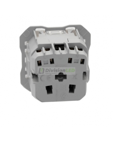 SIMON 20000472-090 Base de enchufe schuko con embornamiento rápido blanco SIMON 270