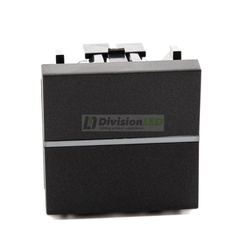 Pulsador liso Niessen Zenit N2204.7 AN modulo ancho antracita