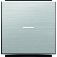 NIESSEN SKY 8501.3 AI Tecla interruptor con visor acero inoxidable antihuella