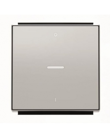 NIESSEN SKY 8501.4 PL Tecla interruptor bipolar con visor plata