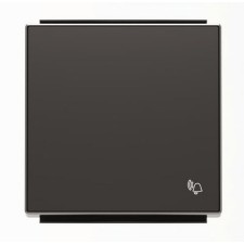 NIESSEN SKY 8504 NS Tecla pulsador con símbolo timbre negro soft