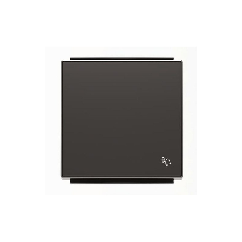 NIESSEN SKY 8504 NS Tecla pulsador con símbolo timbre negro soft