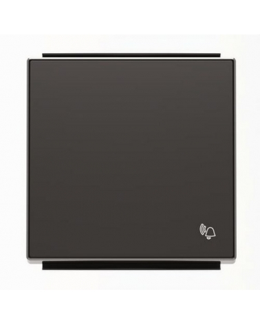 NIESSEN SKY 8504 NS Tecla pulsador con símbolo timbre negro soft