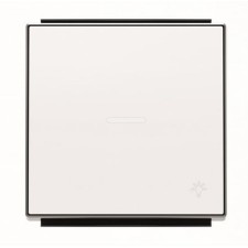 NIESSEN SKY 8504.4 BL Tecla pulsador con visor y símbolo luz blanco