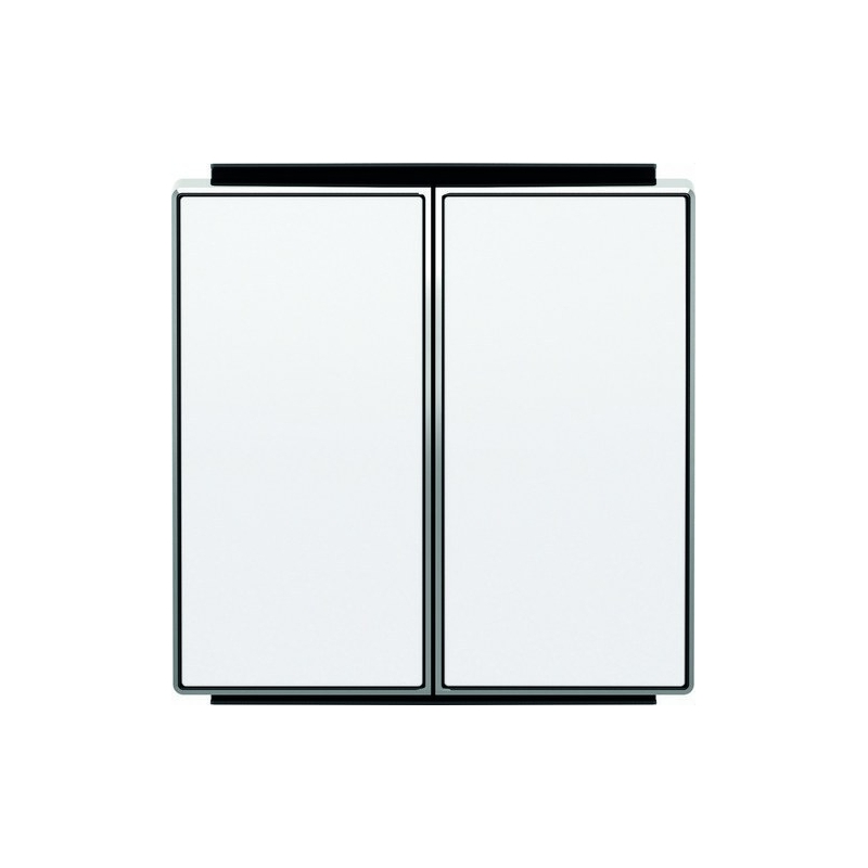 NIESSEN SKY 8511 BL Tecla doble interruptor conmutador blanco