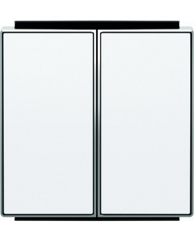 NIESSEN SKY 8511 BL Tecla doble interruptor conmutador blanco