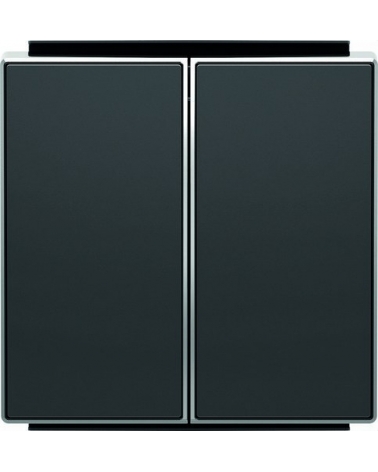 NIESSEN SKY 8511 NS Tecla doble interruptor conmutador negro soft