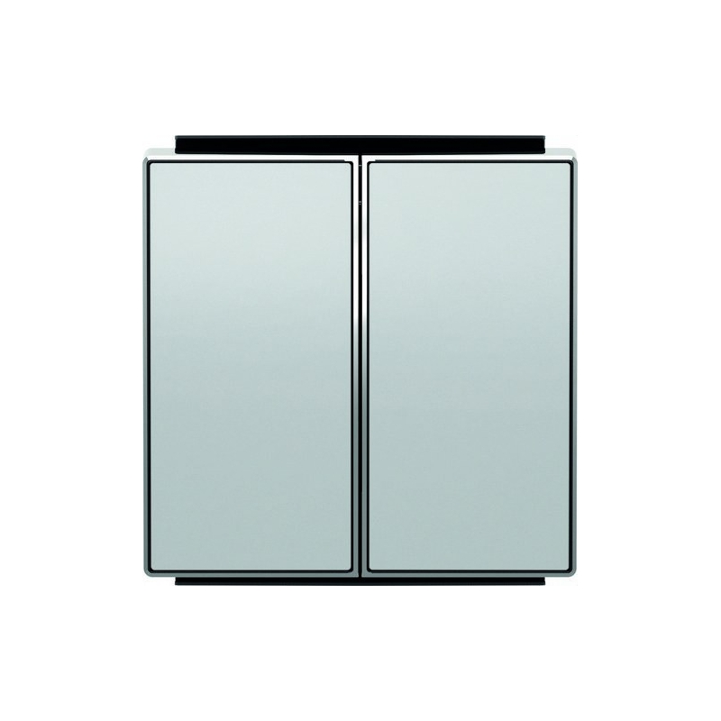 NIESSEN SKY 8511 PL Tecla doble interruptor conmutador plata