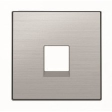 NIESSEN SKY 8517 AI Tapa toma de teléfono/informática acero inoxidable antihuella