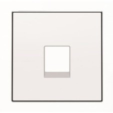 NIESSEN SKY 8517 BL Tapa toma de teléfono/informática blanco