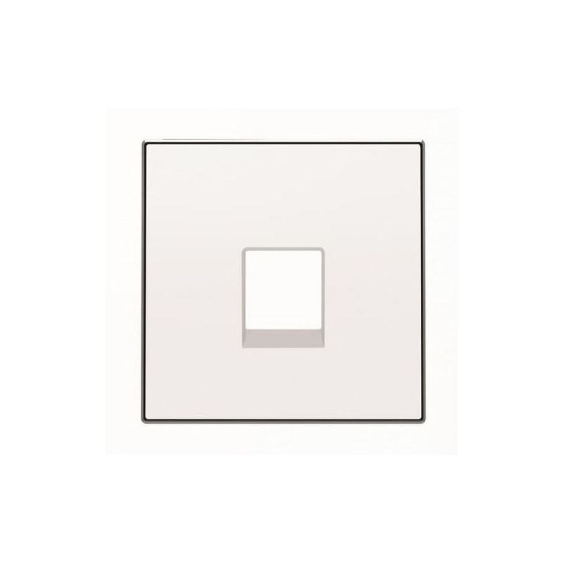 NIESSEN SKY 8517 BL Tapa toma de teléfono/informática blanco