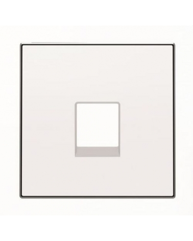 NIESSEN SKY 8517 BL Tapa toma de teléfono/informática blanco