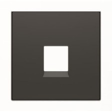 NIESSEN SKY 8517 NS Tapa toma de teléfono/informática negro soft