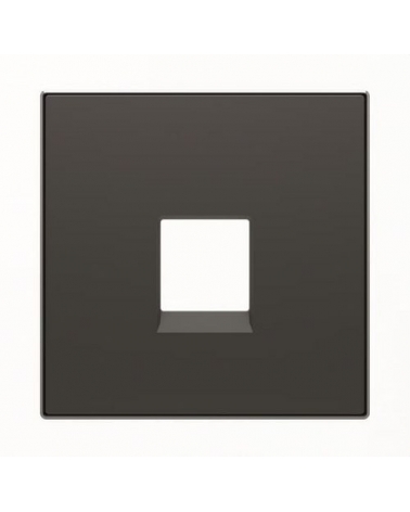 NIESSEN SKY 8517 NS Tapa toma de teléfono/informática negro soft