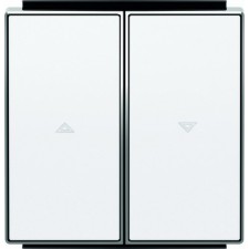 NIESSEN SKY 8544 BL Tecla interruptor persianas blanco