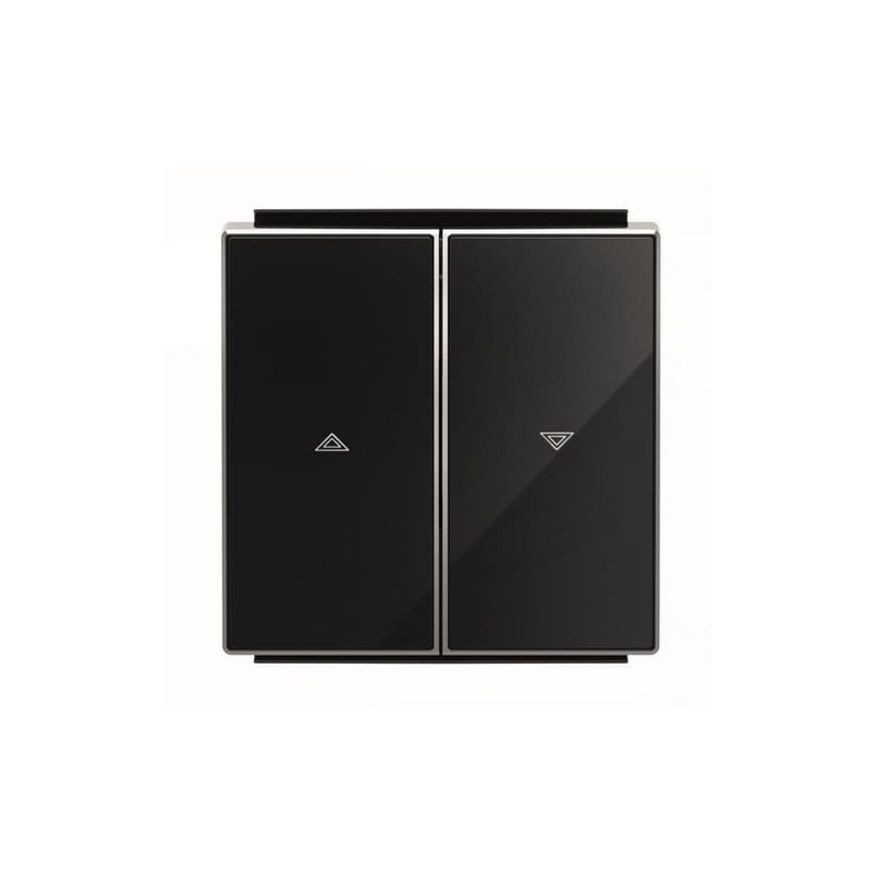 NIESSEN SKY 8544 CN Tecla interruptor persianas cristal negro