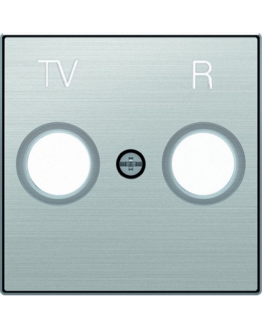 NIESSEN SKY 8550 AI Tapa toma TV/R acero inoxidable