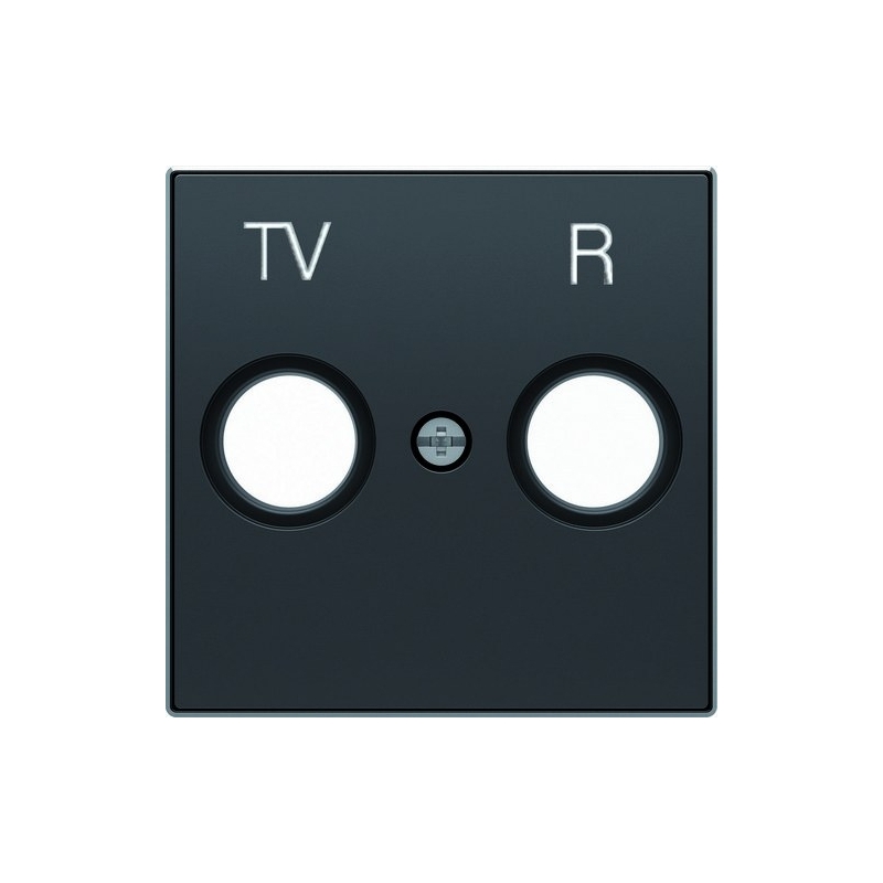 NIESSEN SKY 8550 NS Tapa toma TV/R negro soft