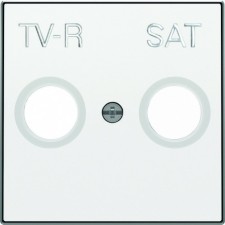 NIESSEN SKY 8550.1 BL Tapa toma TV+R/SAT SKY blanco