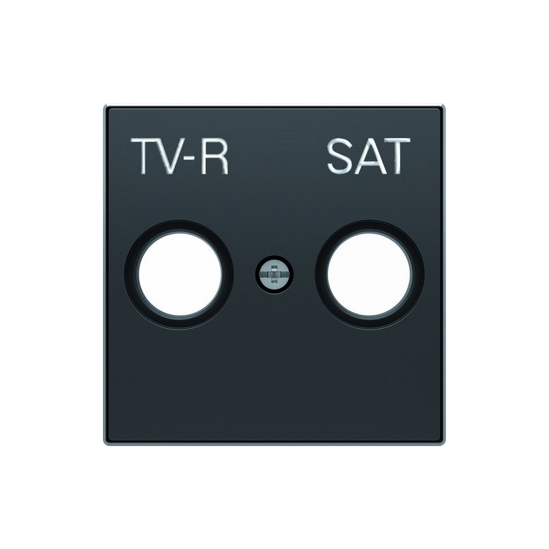 NIESSEN SKY 8550.1 NS Tapa toma TV+R/SAT SKY Negro Soft