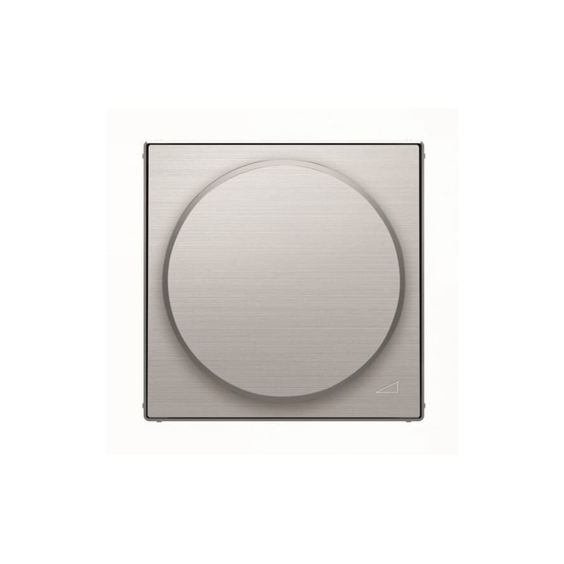 NIESSEN SKY 8560.2 AI Tapa+botón regulador giratorio acero inoxidable antihuella