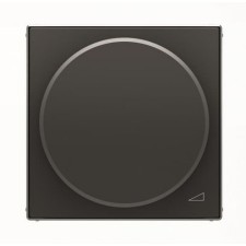 NIESSEN SKY 8560.2 NS Tapa+botón regulador giratorio negro soft