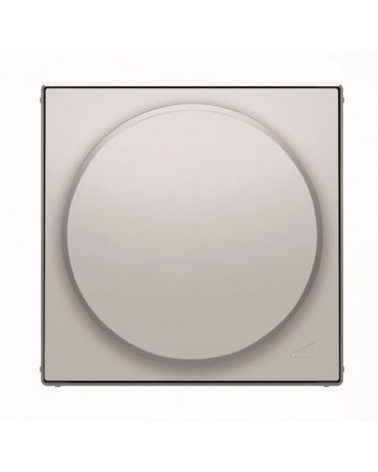 NIESSEN SKY 8560.2 PL Tapa+botón regulador giratorio plata