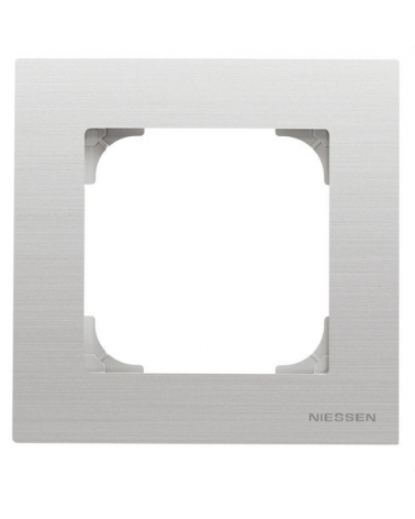 NIESSEN SKY 8571 AI Marco de 1 elemento acero inoxidable antihuella