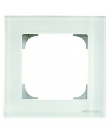 NIESSEN SKY 8571 CB Marco de 1 elemento cristal blanco