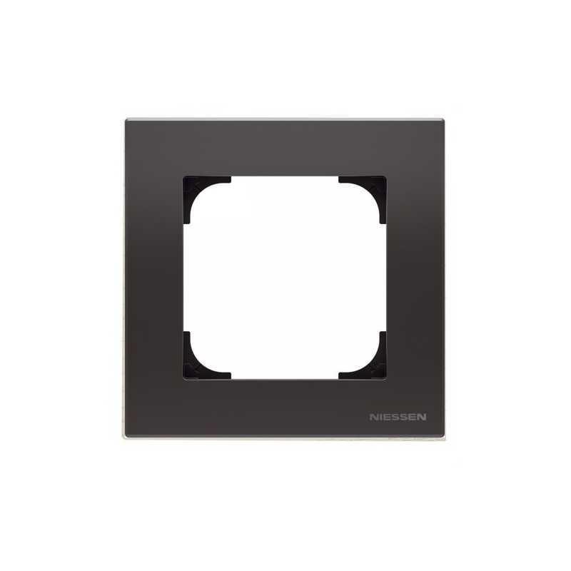 NIESSEN SKY 8571 NS Marco de 1 elemento negro soft