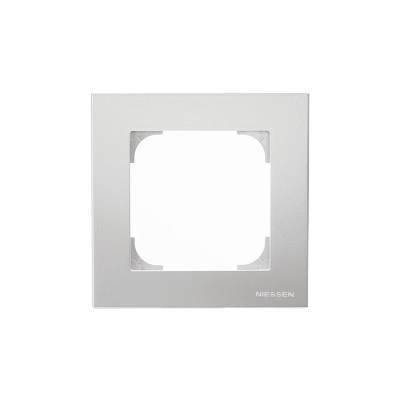 NIESSEN SKY 8571 PL Marco de 1 elemento plata