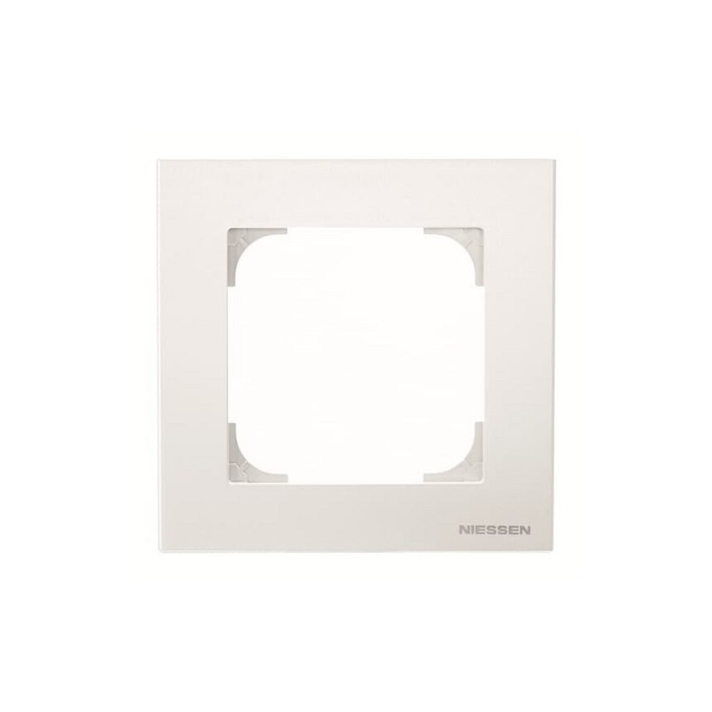 NIESSEN SKY 8571.1 BL Marco básico 1 elemento blanco soft