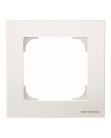 NIESSEN SKY 8571.1 BL Marco básico 1 elemento blanco soft