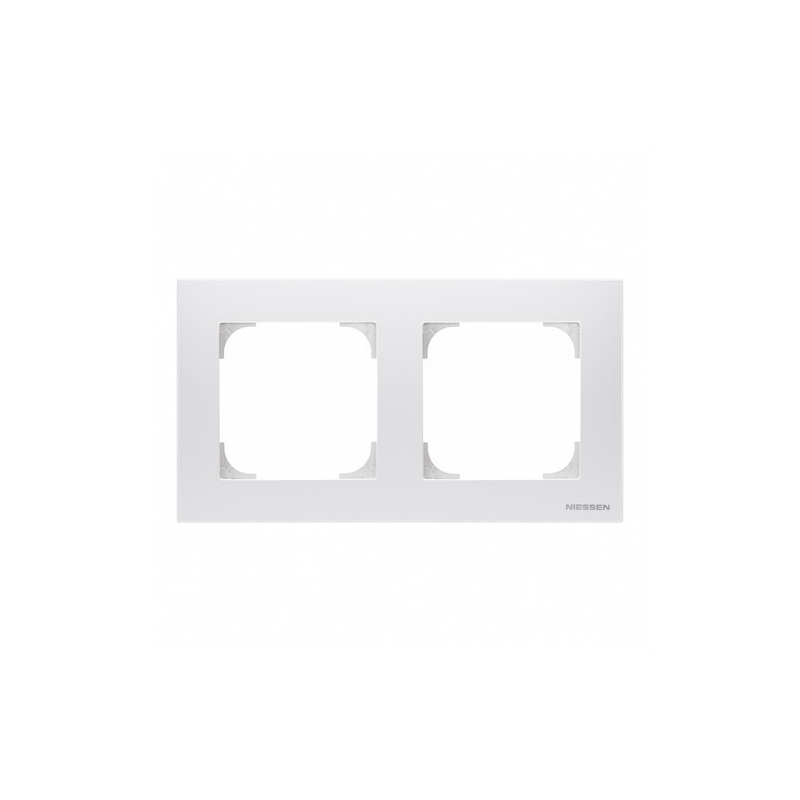 NIESSEN SKY 8572 BL Marco de 2 elementos blanco Soft