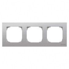 NIESSEN SKY 8573 AI Marco de 3 elementos acero inoxidable antihuella