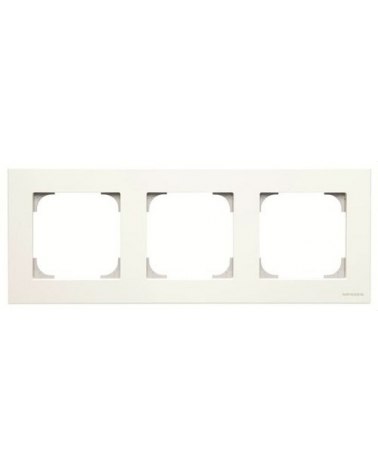 NIESSEN SKY 8573.1 BL Marco básico de 3 elementos blanco soft
