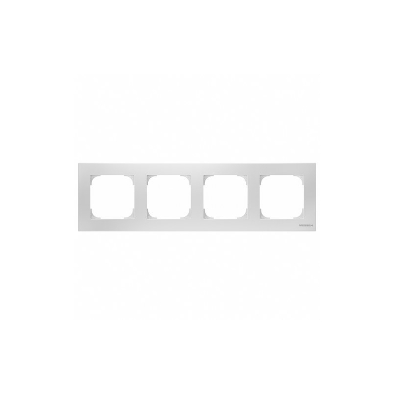 NIESSEN SKY 8574 BL Marco de 4 elementos blanco soft