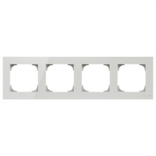 NIESSEN SKY 8574 CB Marco de 4 elementos cristal blanco