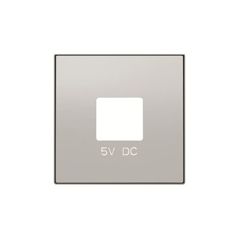 NIESSEN SKY 8585 PL Tapa cargador USB plata