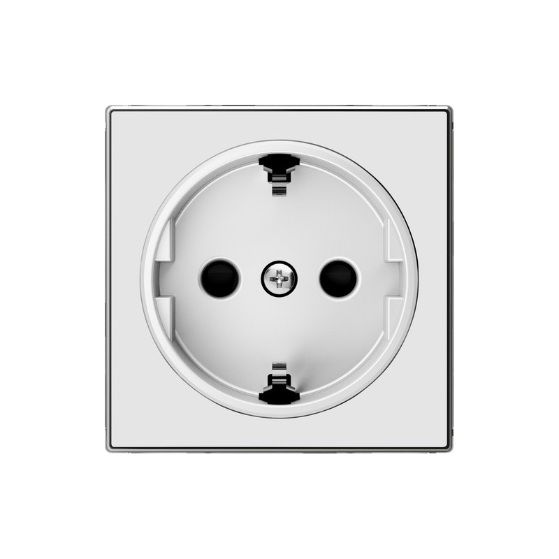 NIESSEN SKY 8588 BL Tapa base enchufe Schuko TT lateral blanco