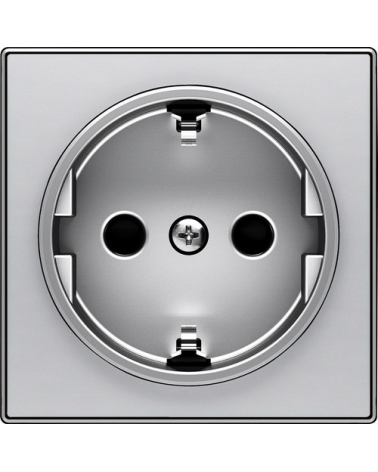 NIESSEN SKY 8588 PL Tapa base enchufe Schuko TT lateral plata