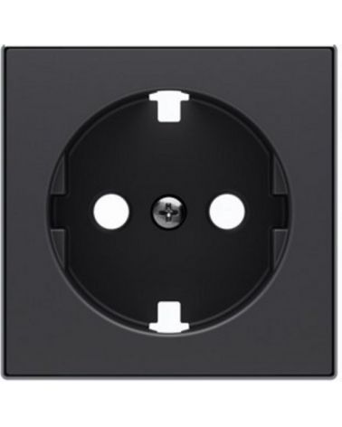 NIESSEN SKY 8588.9 NS Tapa base enchufe Schuko plano negro soft