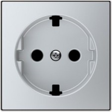 NIESSEN SKY 8588.9 PL Tapa base enchufe Schuko PTANO Sky plata