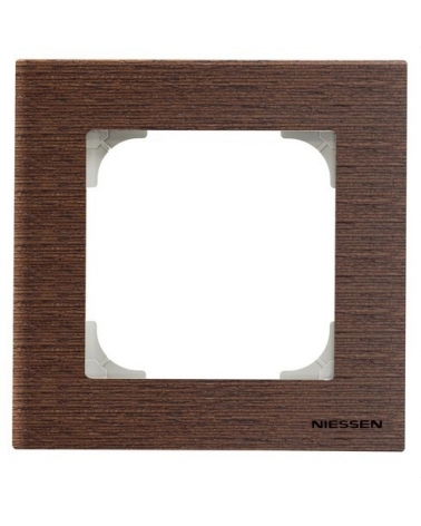 NIESSEN SKY 8571 WN Marco de 1 elemento wengué natural