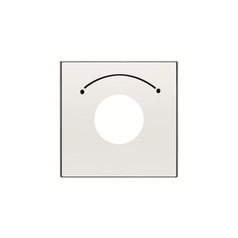 NIESSEN SKY 8553 BL Placa interruptor/conmutador/pulsador con 2 posiciones Arco blanco