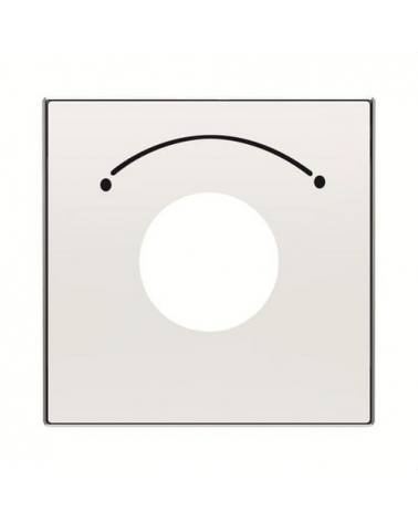 NIESSEN SKY 8553 BL Placa interruptor/conmutador/pulsador con 2 posiciones Arco blanco