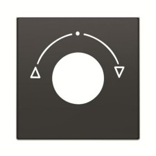 NIESSEN SKY 8553.1 NS Placa conmutador de llave 3 posiciones negro soft